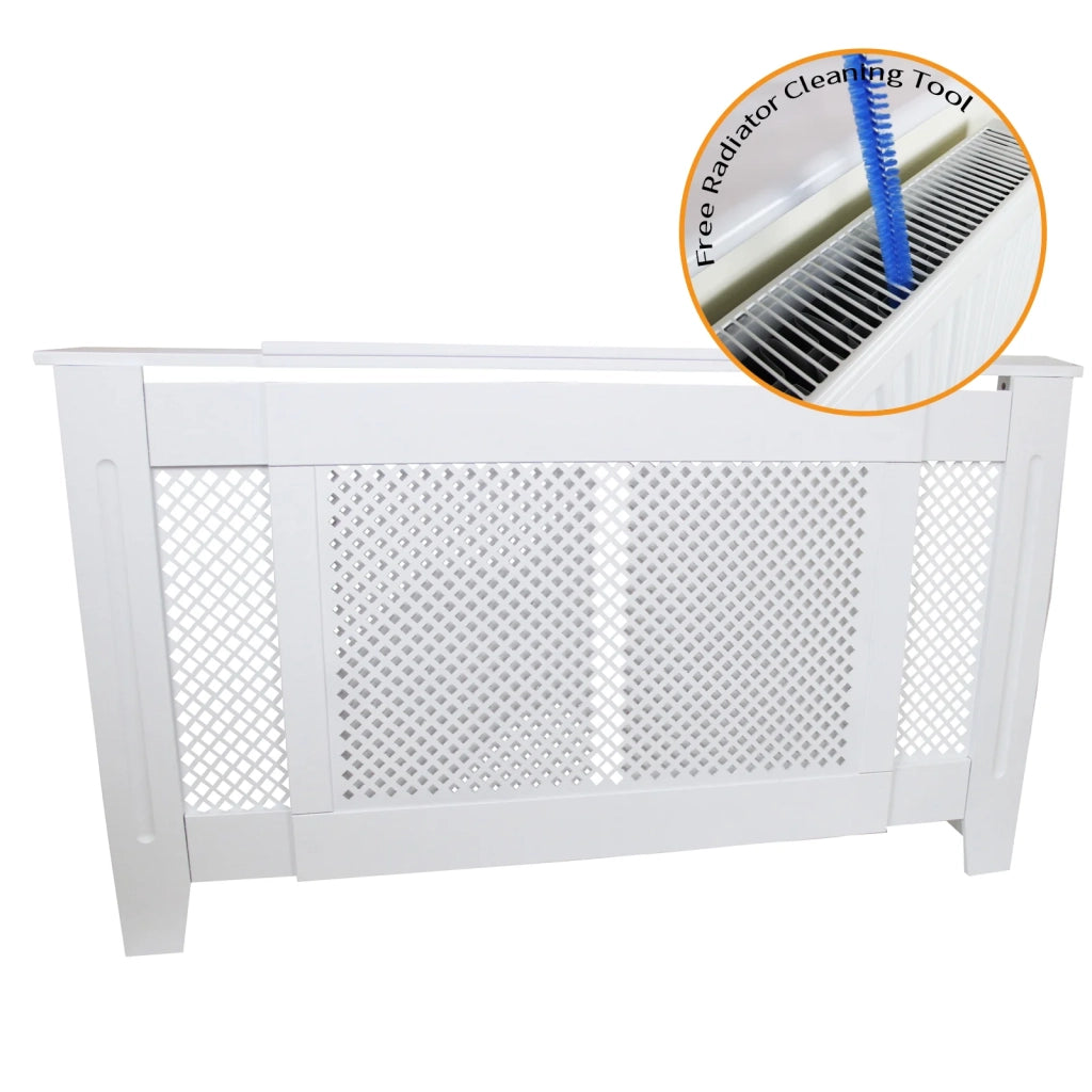 Copritermosifone Regolabile Copertura Termosifoni Caloriferi 1400mm-1920mm MDF