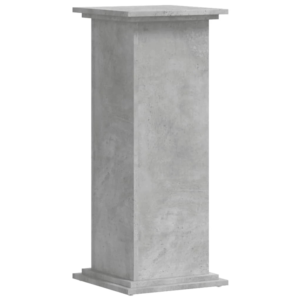 Portavasi mobiletto portafiori 33 x 33 x 80 cm legno ingegnerizzato grigio 02_0045157