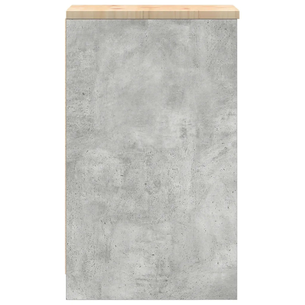 Armadietto da Garage Grigio cemento 30x51x85 cm CFW8475340
