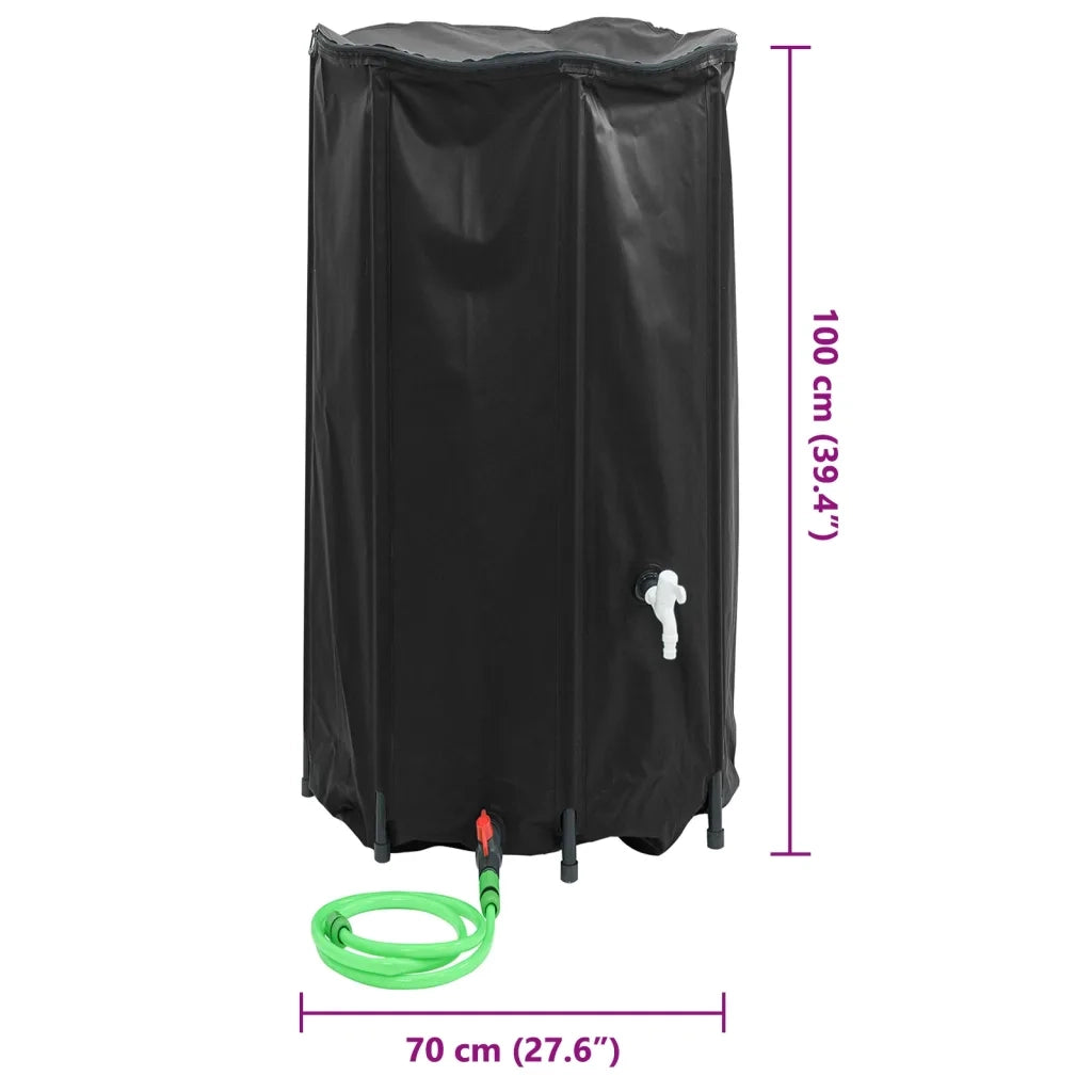 Serbatoio Acqua con Rubinetto Pieghevole 380 L in PVC CFW5978994