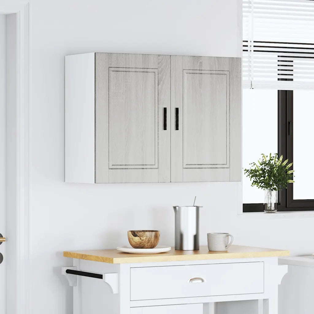 Pensile da Cucina Porto Grigio Sonoma in Legno Multistrato 854073