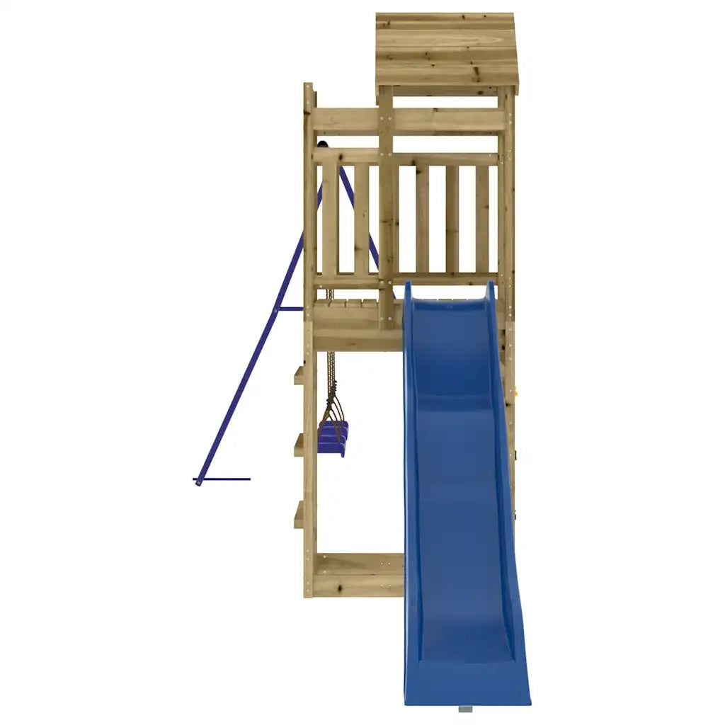 Set da Gioco da Esterno in Legno di Pino Impregnato 3156978
