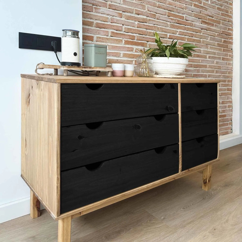 Mobile con Cassetti con cassetto OTTA Nero 111 x 43 x 73,5 cm CFW6783584