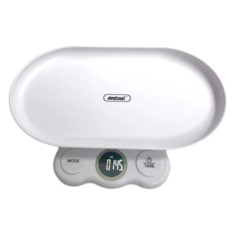 Trade Shop - Mini Bilancia Digitale Per Misurazione Alimenti Animali Domestici Con Ciotola Q-c220 -