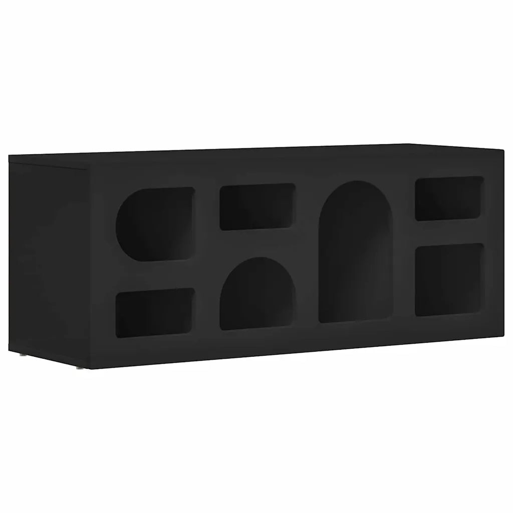 Mobile TV Nero 100 x 35 x 40 cm Legno multistrato 891265