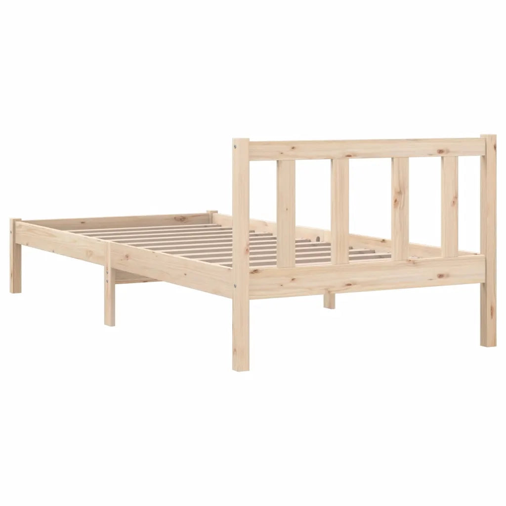 Giroletto-Struttura Letto in Legno Massello di Pino 100x200 cm 932267