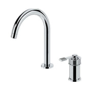 Miscelatore monocomando per lavabo a due fori senza scarico - serie Atelier