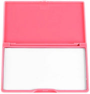 Cassa di stoccaggio portatile grande rosa - base antiscivolo - costruzione in ABS resistente - maniglie comode da afferrare - visibilità 360° - scatola a spilli
