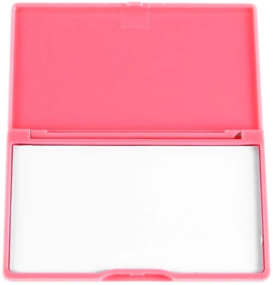 Cassa di stoccaggio portatile grande rosa - base antiscivolo - costruzione in ABS resistente - maniglie comode da afferrare - visibilità 360° - scatola a spilli
