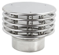 terminale inox modello lamella d.100 cod:ferx.93292
