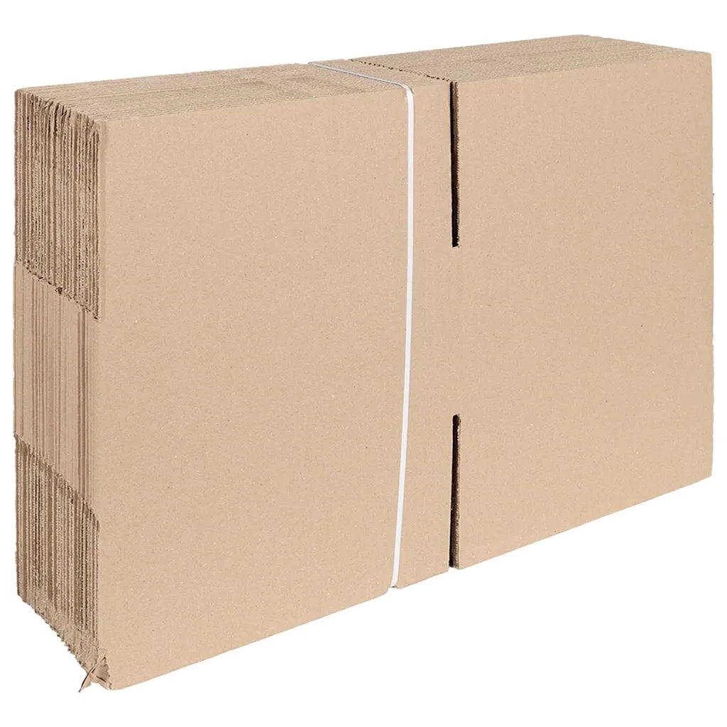 Scatola Pieghevole 50 pcs Naturale 30 x 30 x 15 cm Cartone 4106568