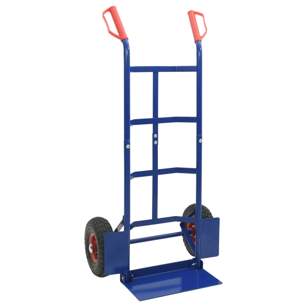 Carrello Pieghevole Estensibile Blu e Rosso 57 x 46 x 113 cm CFW1777919