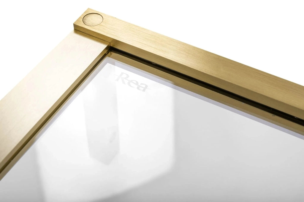 Cabina Doccia Rea Hugo 90x90 Gold Brush