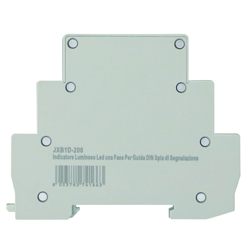 Indicatore Luminoso Modulare Con 2 Fase L1 L2 230V, Occupa Mezzo Modulo DIN, Lampada Spia Led Segnalazione