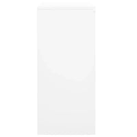 Armadio per Ufficio Anta Scorrevole Bianco 90x40x90cm Acciaio