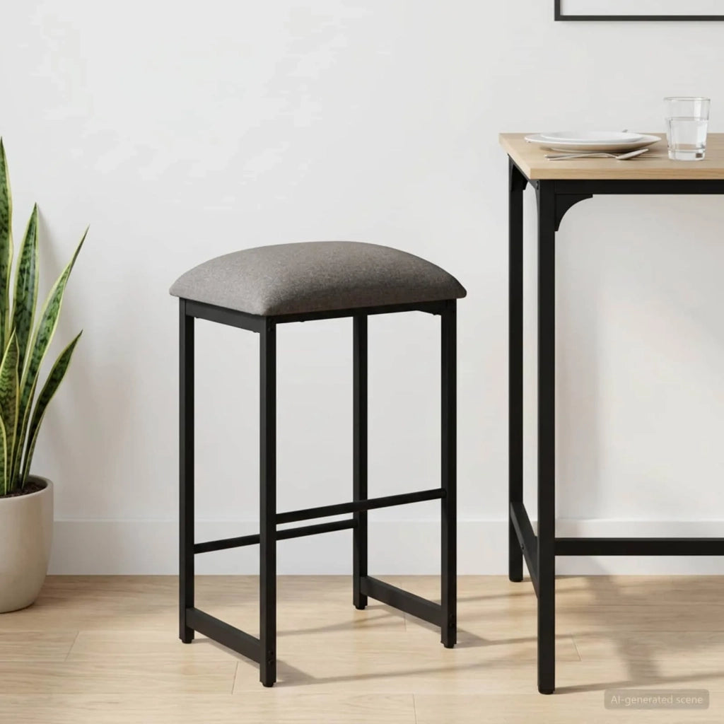 Sgabello da bar Grigio Chiaro 40 x 32 x 74 cm 8006217