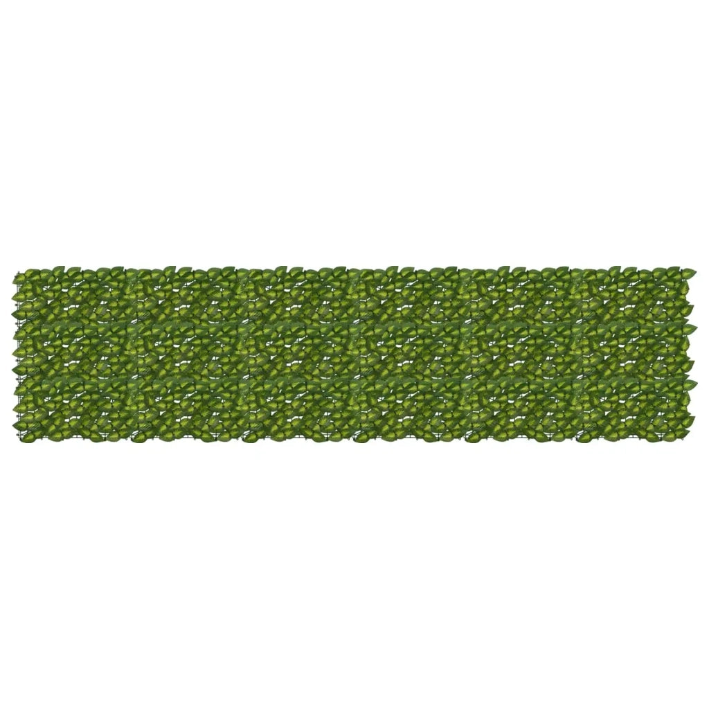 Schermo per balcone con foglie Verde e Giallo 300 x 75 cm
