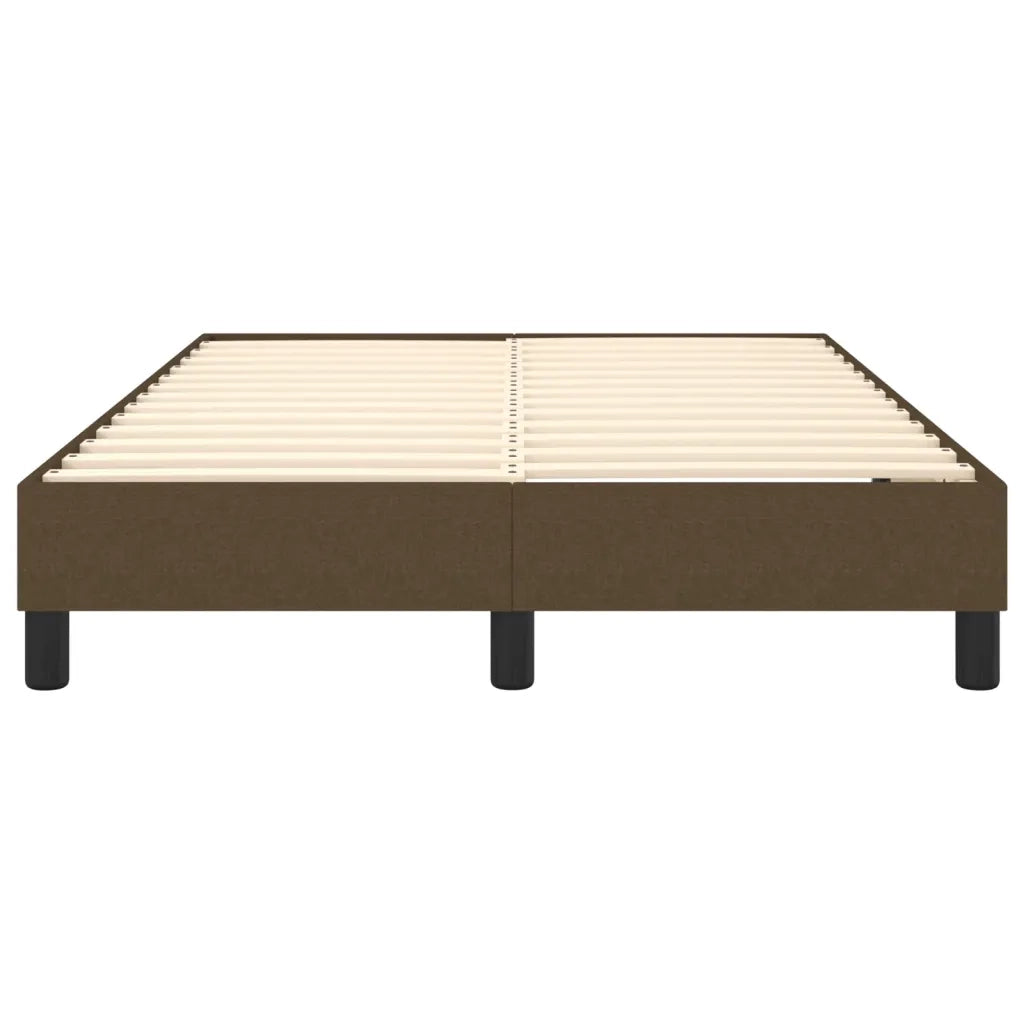 Giroletto senza Materasso Marrone Scuro 120x200 cm Tessuto