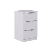 Vicco Comodino camera da letto Bianco 37.6 x 61.8 cm con 3 cassetti