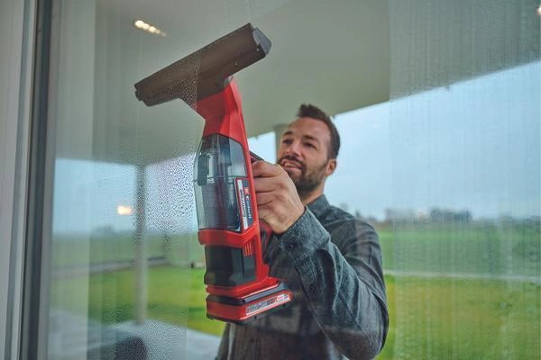 Einhell BRILLIANTO pulitore di finestra elettrico 0,3 L Nero, Rosso
