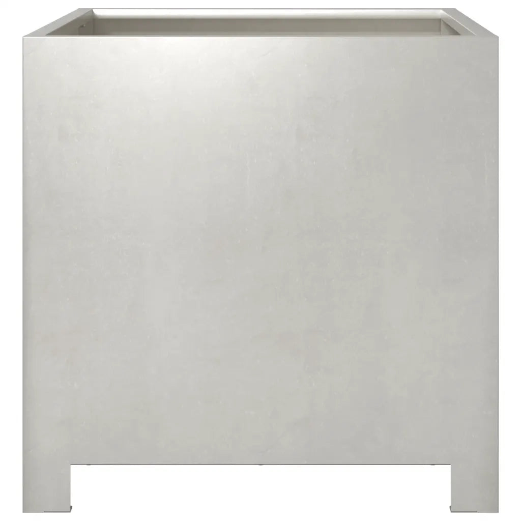 Fioriere da Giardino 2 pz 40x40x40 cm in Acciaio Inox 851208