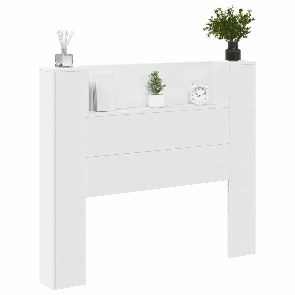 Testiera Letto Bianco Legno ingegnerizzato