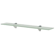 Elegante mensola da parete in vetro trasparente 60 x 10 cm 8 mm 2702138/2