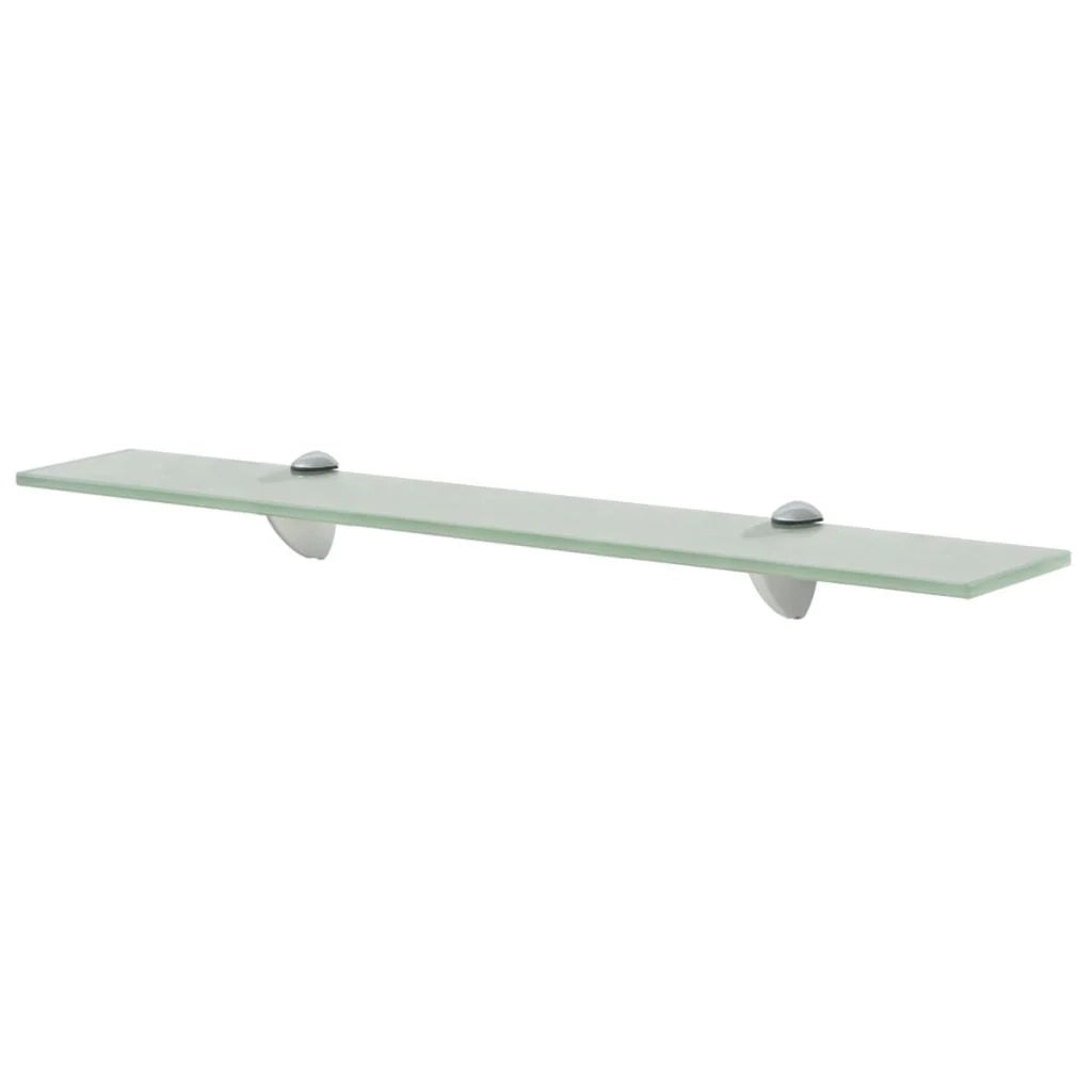 Elegante mensola da parete in vetro trasparente 60 x 10 cm 8 mm 2702138/2