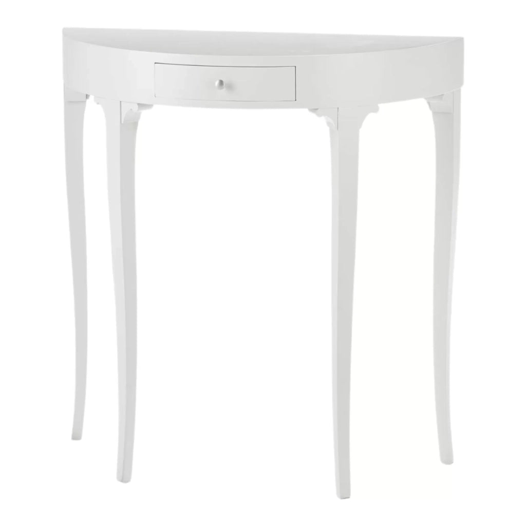 Consolle classica da ingresso bianco sporco l.81 p.34 h.80 - Mobili 2G