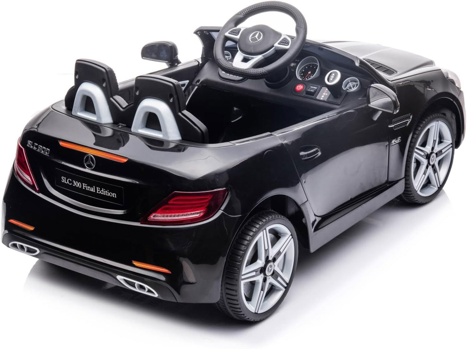 Macchina Elettrica per Bambini Licenza Ufficiale Mercedes SLC 300 "Final Edition" 10,8V 3,1Ah Nero