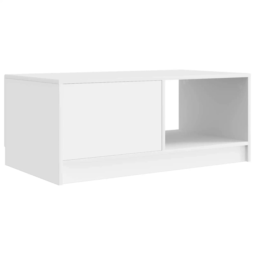 Tavolino da salotto Bianco 90 x 50 x 37 cm Legno ingegnerizzato 895875