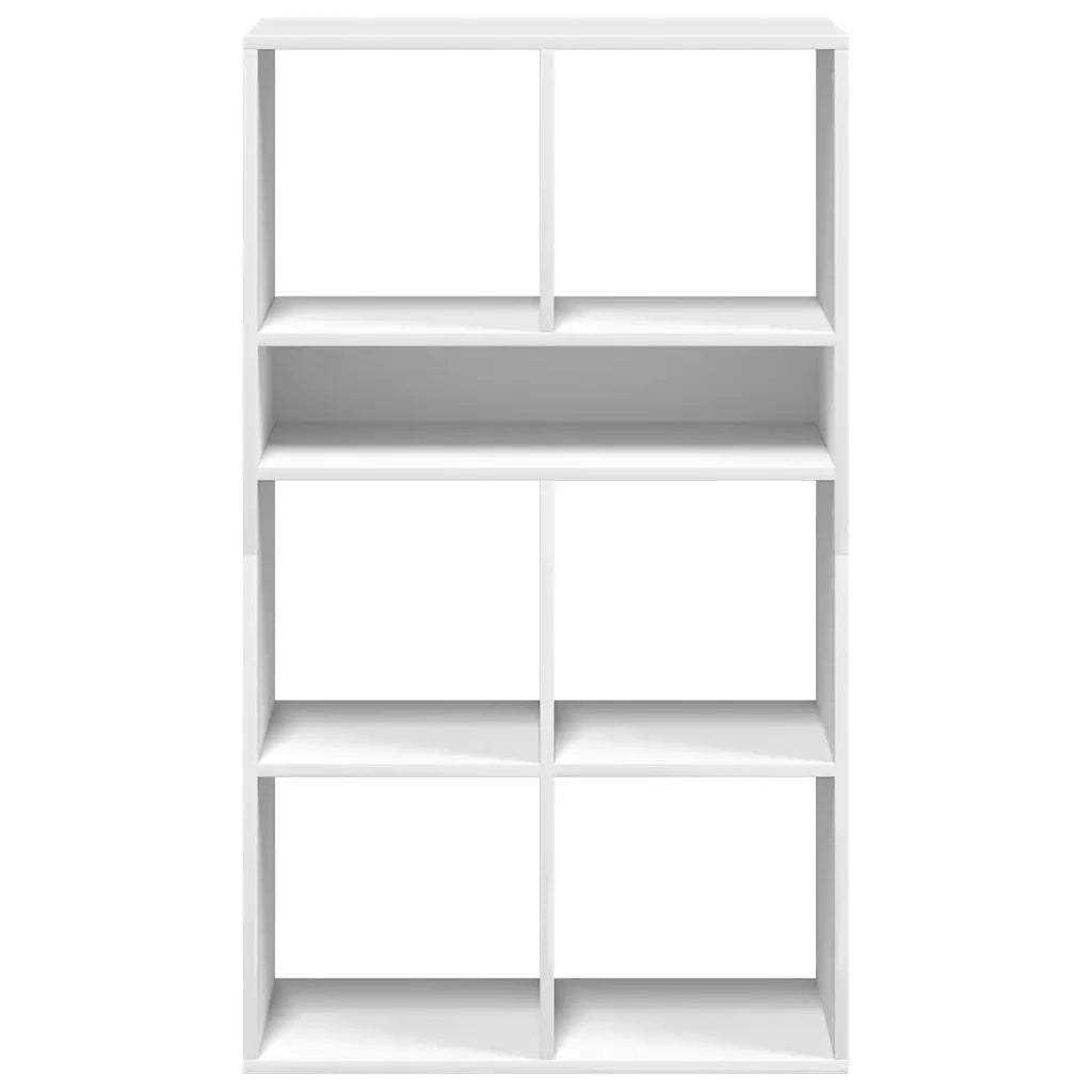Libreria Bianca 66x31x112 cm in Legno Multistrato 860301