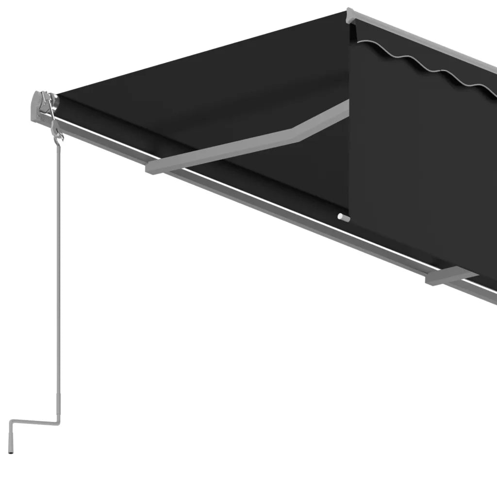 Tenda da Sole Retrattile Automatica con Parasole 4x3m Antracite 3069429