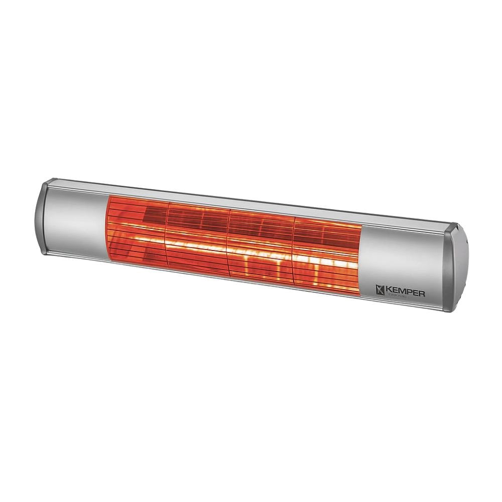 Riscaldatore elettrico infrarossi kemper 65437kw20 2000w per esterni