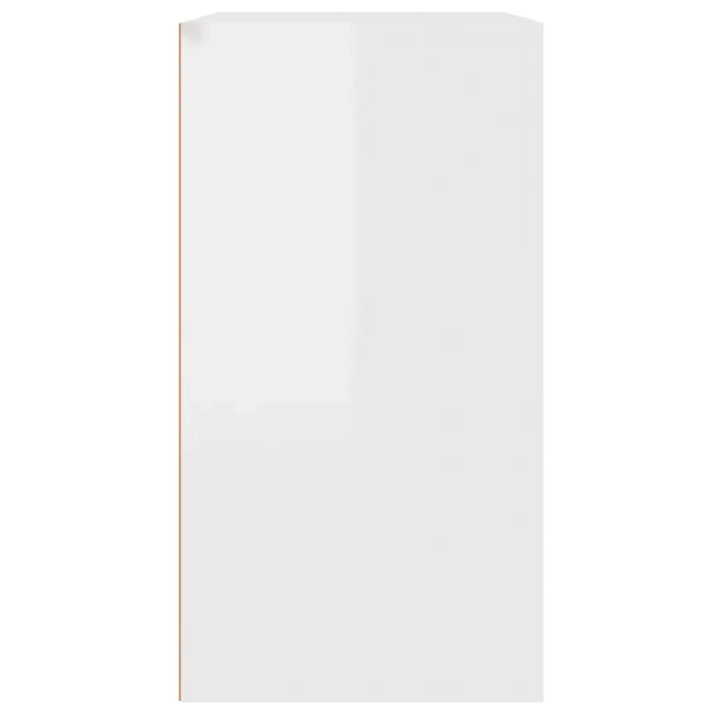 Armadietto per Cosmetici Bianco Lucido 80x40x75 cm in Legno cod mxl 44814