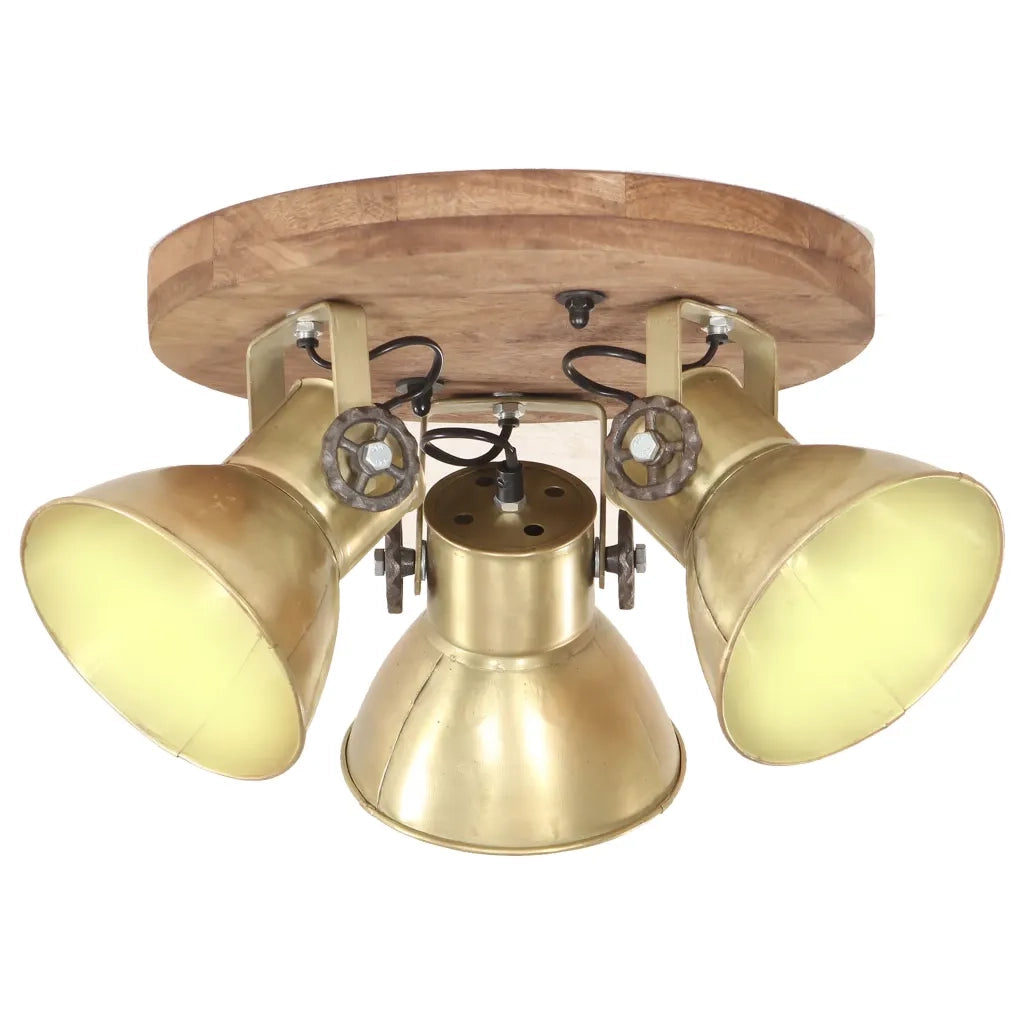 Lampada a Sospensione Industriale 25 W Ottone 42x27 cm E27 cod mxl 73482