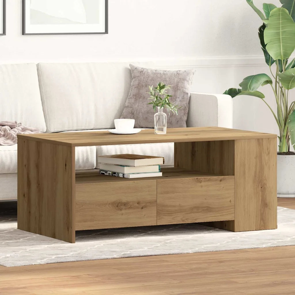 Tavolino da salotto | Tavolino da caff¨¨ | Tavolino da Soggiorno Rovere artigianale 102 x 55 x 43,5 cm