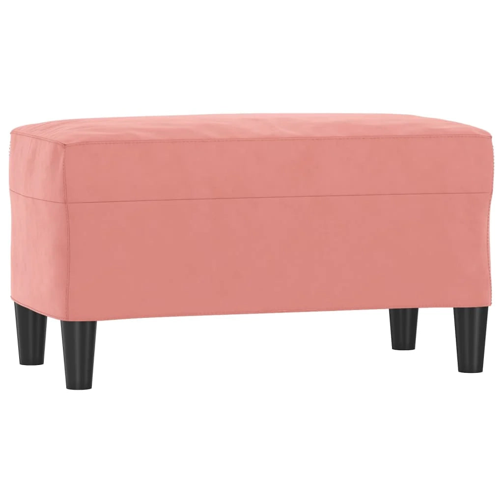 Panca/panca 70 x 35 x 41 cm velluto rosa 02_0010615