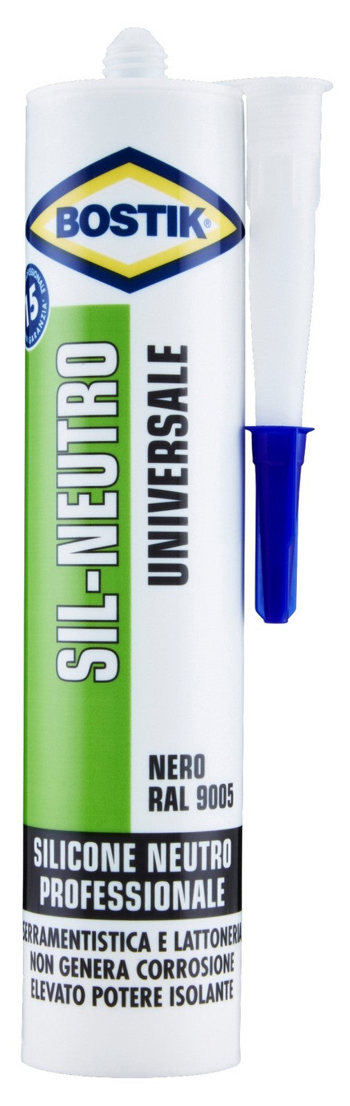 bostik silicone neutro 300 ml nero cod:ferx.93310