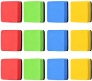 Mini Whiteboard Magnetico Portatile - 12 Unità - Materiale EVA - Facile da Trasportare e da Organizzare