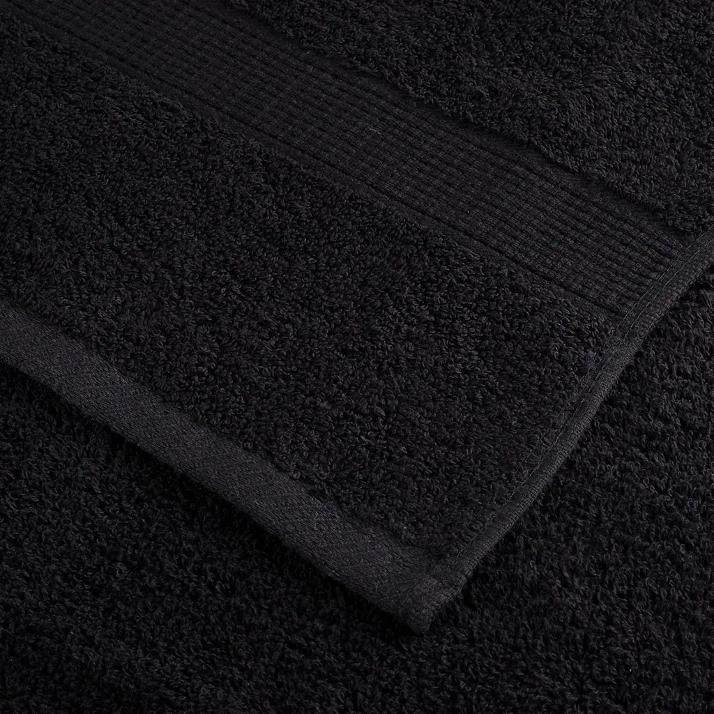 Set ASciugamani SOLUND 8 pz | Teli per bagno Neri 600 gsm