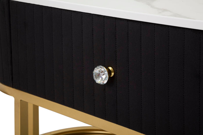 Mobile Tv Montpellier Nero 150x42x45 cm in Ferro Legno