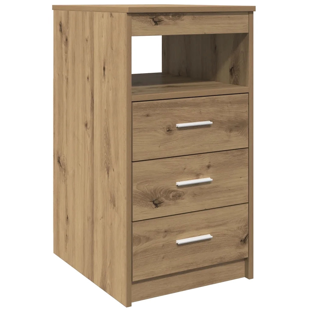 Cassettiera Rovere Artigianale 40x50x76 cm in Truciolato 856005