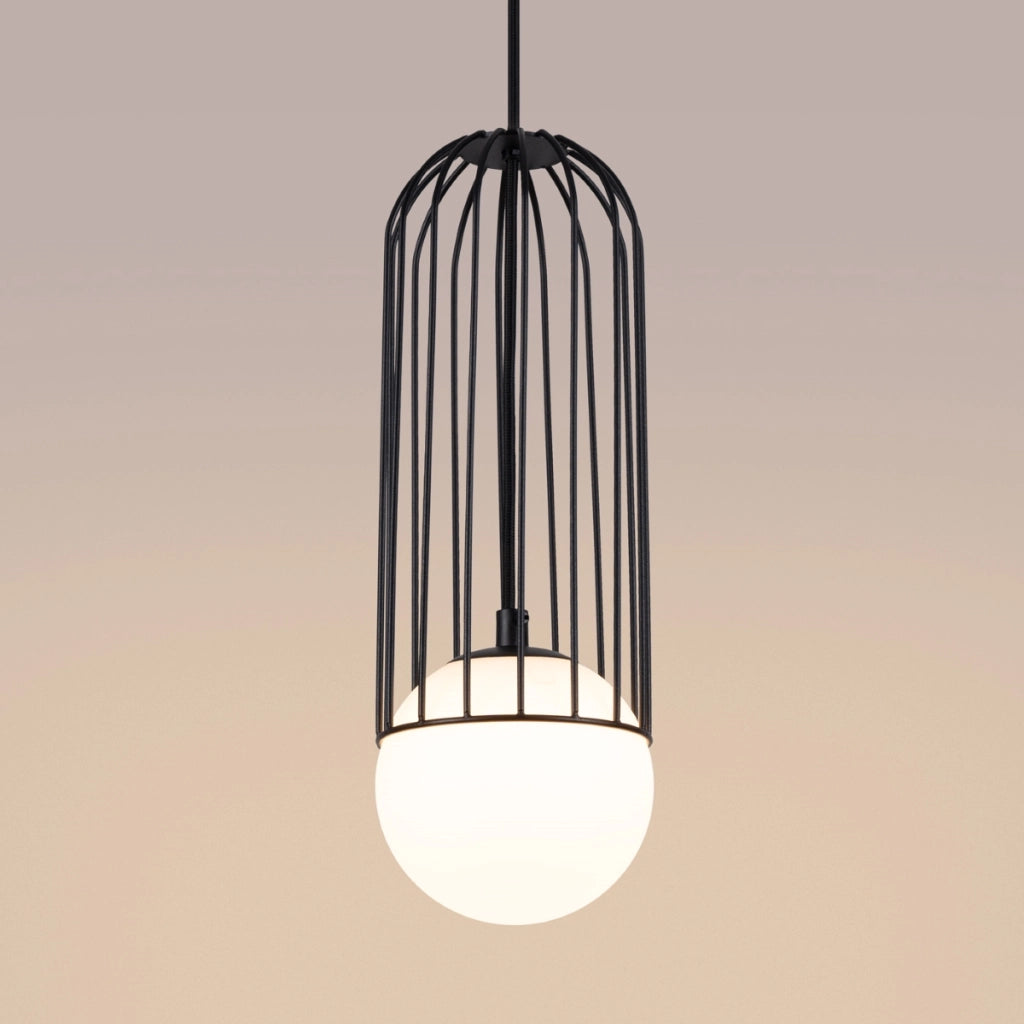 Lampada a sospensione BRINA 1 nero