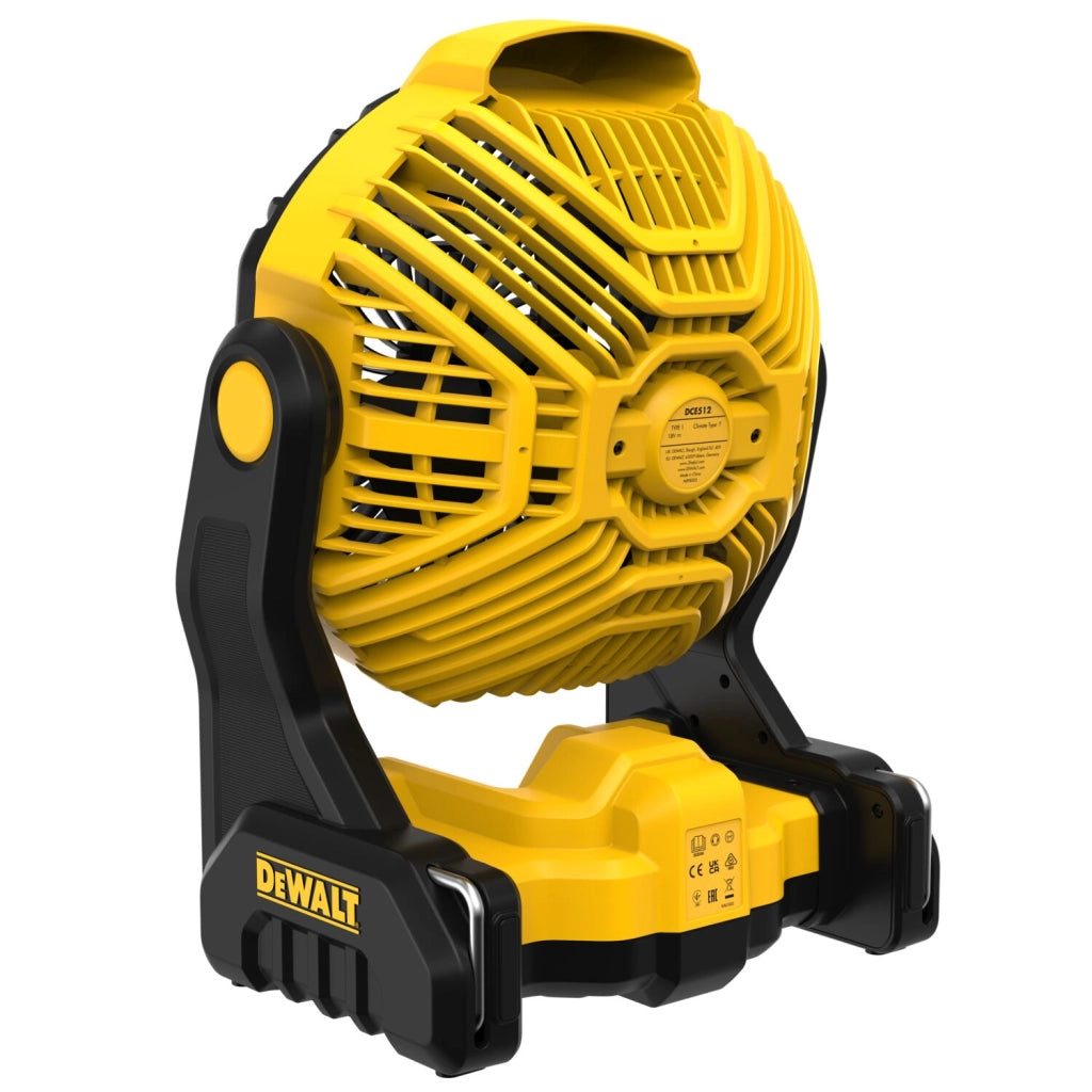 Ventilatore da cantiere DeWalt DCE512N-XJ 18V XR con testa orientabile 180°
