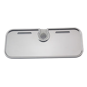 Mensola doccia bassa porta oggetti x asta 22-25-32 mm cromo