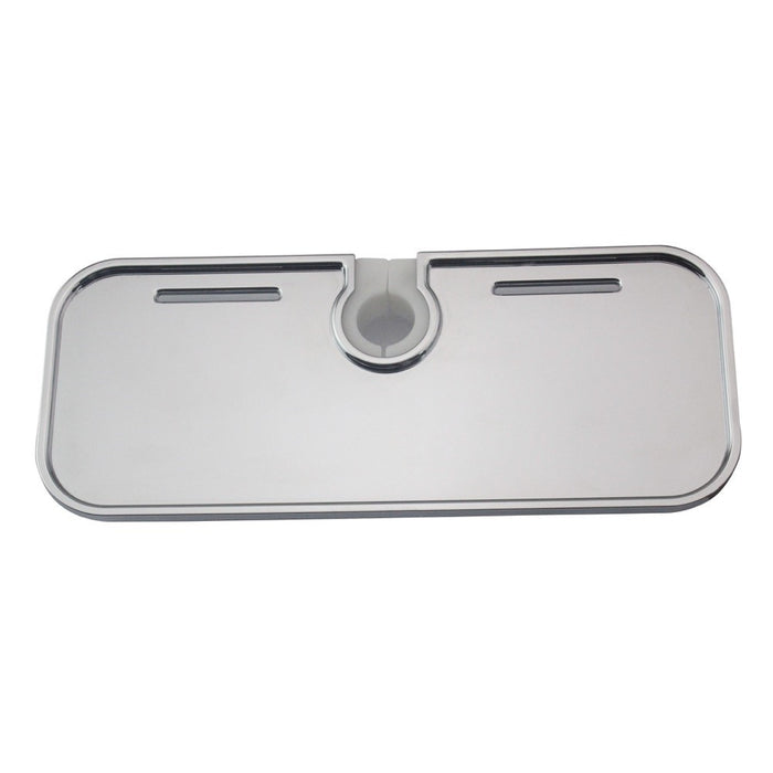 Mensola doccia bassa porta oggetti x asta 22-25-32 mm cromo