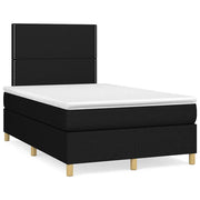 Letto a Molle con Materasso e LED Nero 120x190 cm in Tessuto 3270241