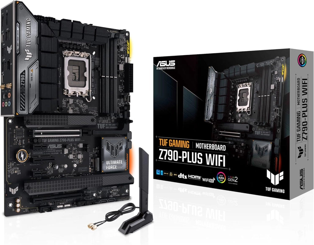 ROG STRIX Z790-I GAMING WIFI Scheda Madre Gaming Mini-ITX, Intel Z790, LGA1700, DDR5, PCI 5.0, WiFi 6E (802.11ax), Intel 2.5Gb Ethernet, 2xM.2, 2xSATA 6GB/s, Aura Sync RGB, Nero
