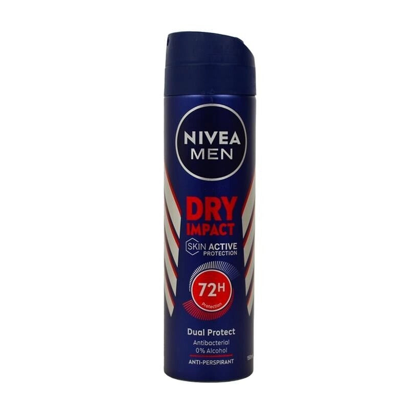 NIVEA FOR MEN DEODORANTE SPRAY DRY IMPACT 72H 150 ML